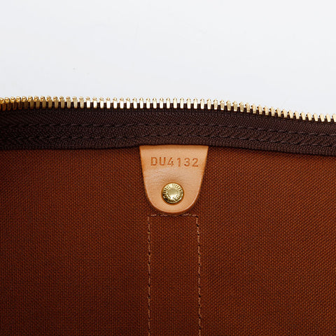 LOUIS VUITTON 2012 Monogram Keepall Bandouliere 55 Boston bag Brown WS20398