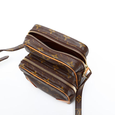 LOUIS VUITTON 2002 Monogram Amazon Shoulder Bag Brown WS20399
