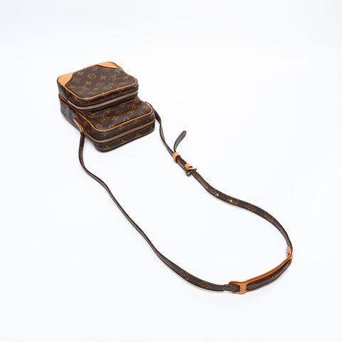 LOUIS VUITTON 2002 Monogram Amazon Shoulder Bag Brown WS20399