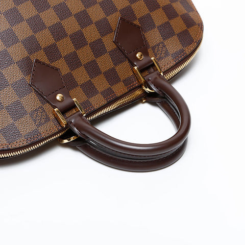 LOUIS VUITTON 2005 Damier Alma PM Handbag Brown WS20400