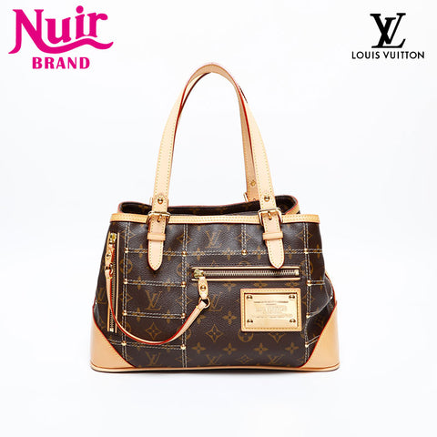 LOUIS VUITTON 2006 Monogram Rivet Handbag Brown WS20401