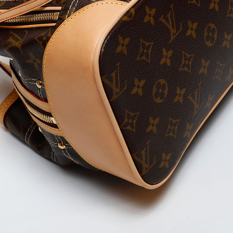 LOUIS VUITTON 2006 Monogram Rivet Handbag Brown WS20401