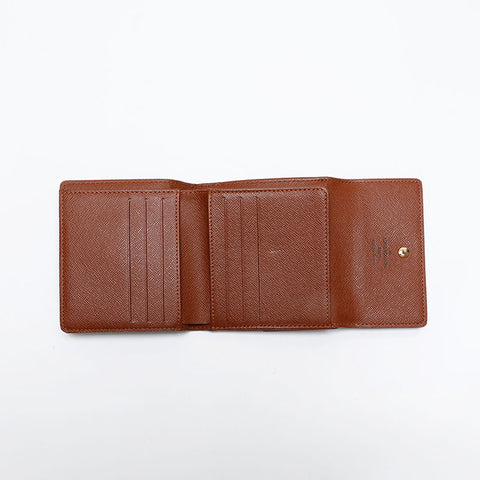 LOUIS VUITTON 2006 Monogram Portefeuille Elise Bifold Wallet Brown WS20403