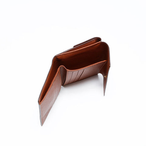 LOUIS VUITTON 2006 Monogram Portefeuille Elise Bifold Wallet Brown WS20403