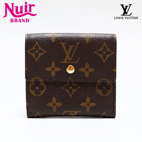 LOUIS VUITTON 2006 Monogram Portefeuille Elise Bifold Wallet Brown WS20403