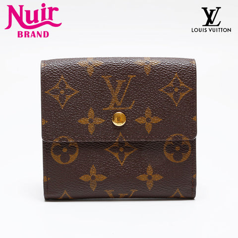 LOUIS VUITTON 2003 Monogram Portefeuille Elise Bifold Wallet Brown WS20407