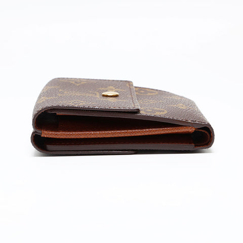 LOUIS VUITTON 2003 Monogram Portefeuille Elise Bifold Wallet Brown WS20407