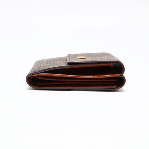 LOUIS VUITTON 2003 Monogram Portefeuille Elise Bifold Wallet Brown WS20407