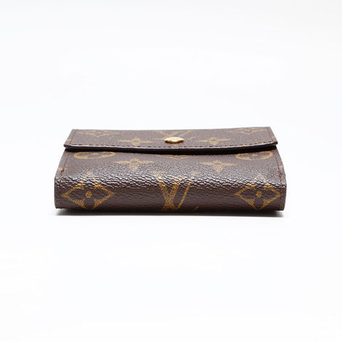LOUIS VUITTON 2003 Monogram Portefeuille Elise Bifold Wallet Brown WS20407