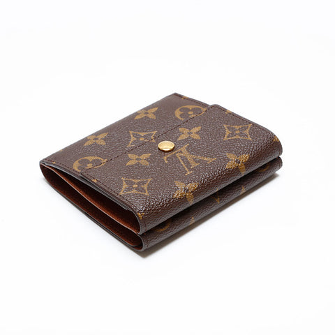 LOUIS VUITTON 2003 Monogram Portefeuille Elise Bifold Wallet Brown WS20407