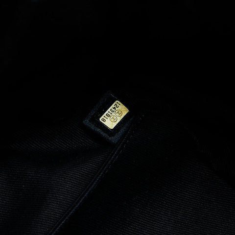 CHANEL No. 12 2008-2009 Lambskin Chain Shoulder Bag black WS20417