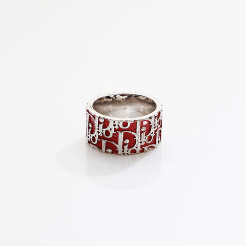 Christian Dior Trotter logo size 11 Ring Red WS20421