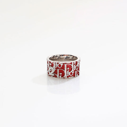 Christian Dior Trotter logo size 11 Ring Red WS20421