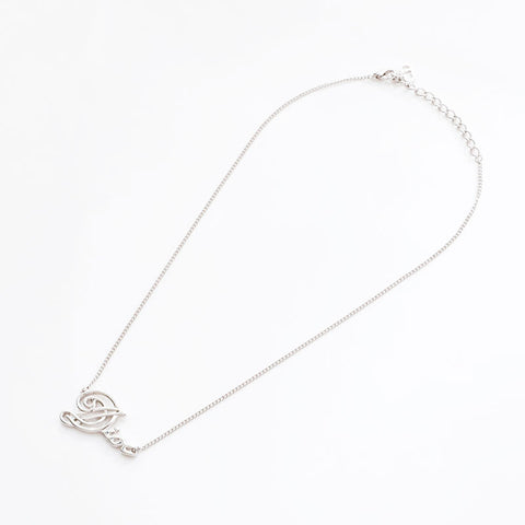 Christian Dior logo Necklace Silver WS20423