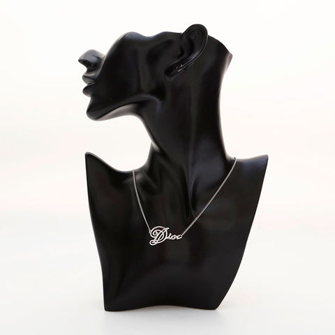 Christian Dior logo Necklace Silver WS20423