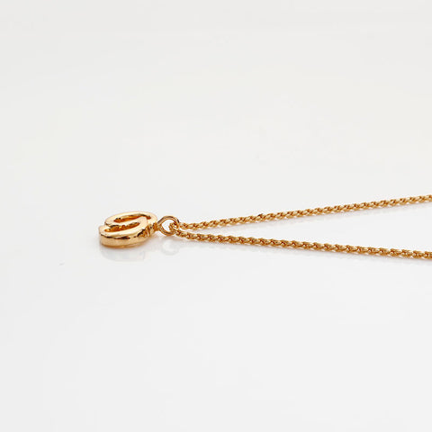 Christian Dior CD logo Necklace gold WS20424