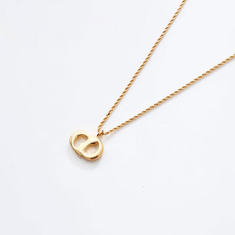 Christian Dior CD logo Necklace gold WS20424