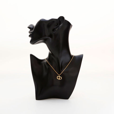 Christian Dior CD logo Necklace gold WS20424