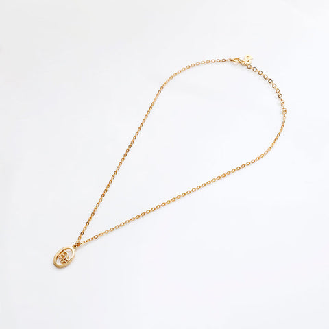 Christian Dior logo Necklace gold WS20426