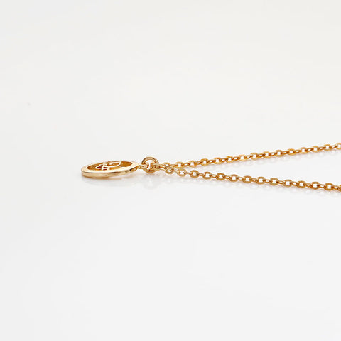 Christian Dior logo Necklace gold WS20426