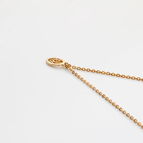 Christian Dior logo Necklace gold WS20426
