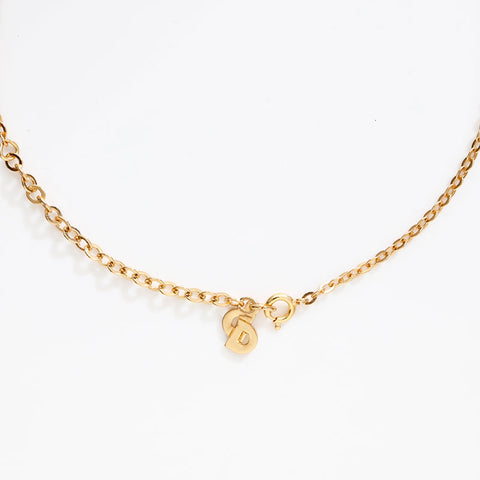 Christian Dior logo Necklace gold WS20426