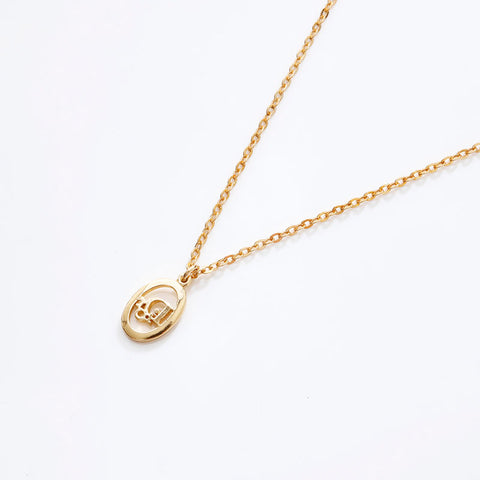Christian Dior logo Necklace gold WS20426