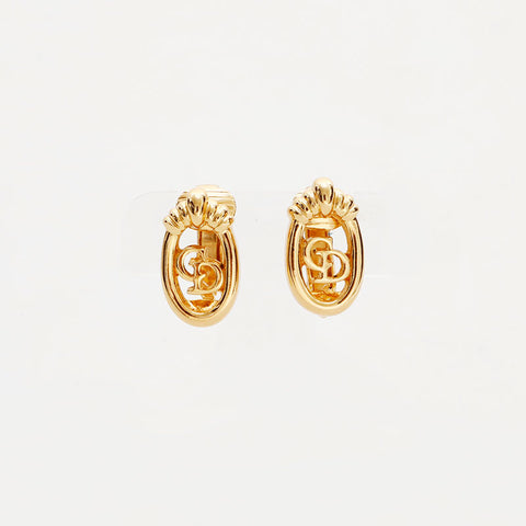 Christian Dior CD logo Earring gold WS20427