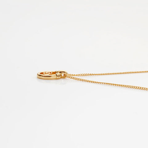Christian Dior logo Necklace gold WS20428