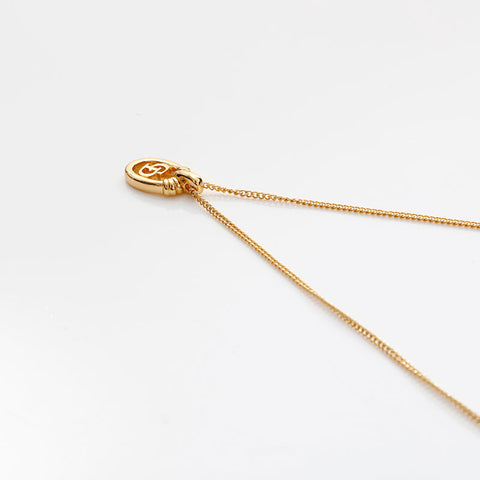 Christian Dior logo Necklace gold WS20428