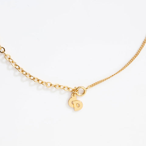 Christian Dior logo Necklace gold WS20428