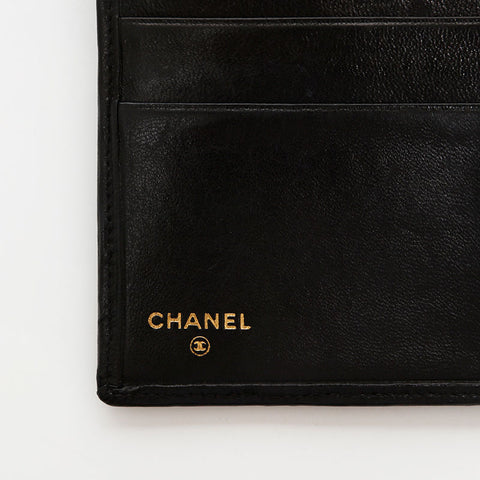 CHANEL Bicolor COCO Mark Purse Purse black WS20430