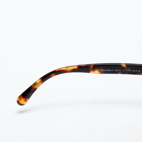 CHANEL COCO Mark sunglasses Brown WS20432