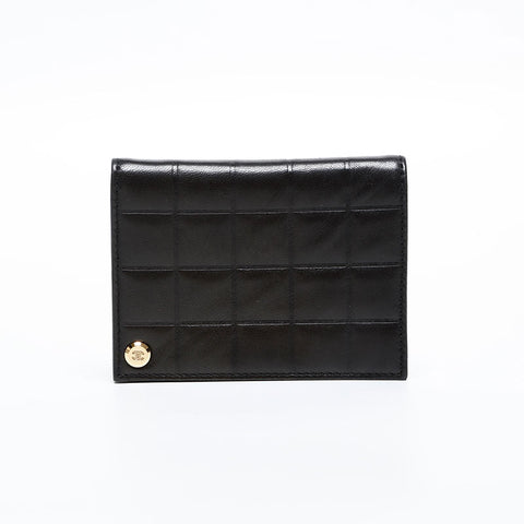 CHANEL Chocolate bar Card Case black WS20433