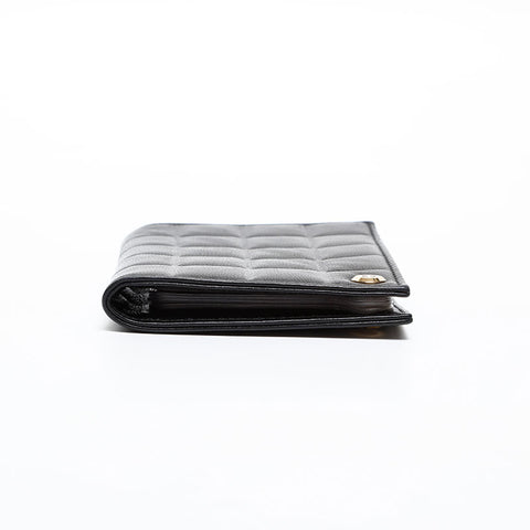 CHANEL Chocolate bar Card Case black WS20433