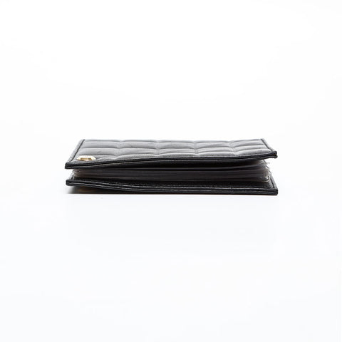 CHANEL Chocolate bar Card Case black WS20433