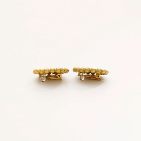 CHANEL 94A COCO Mark Round Earring gold WS20440