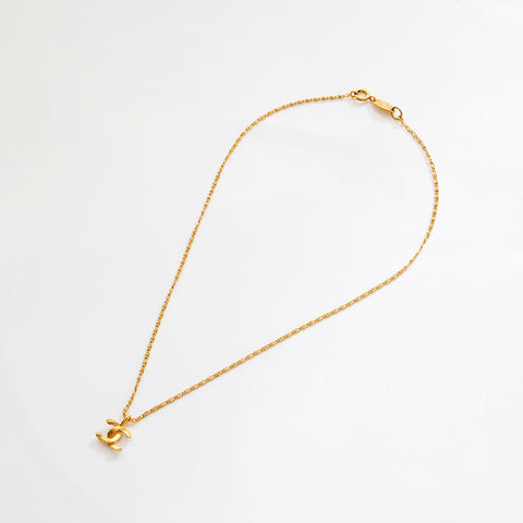 CHANEL COCO Mark Necklace gold WS20458