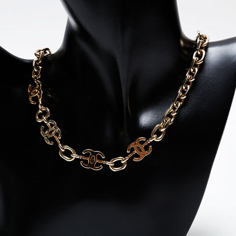CHANEL COCO Mark Necklace gold WS20464