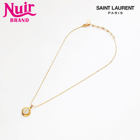 YVES SAINT LAURENT logo Necklace gold WS20465