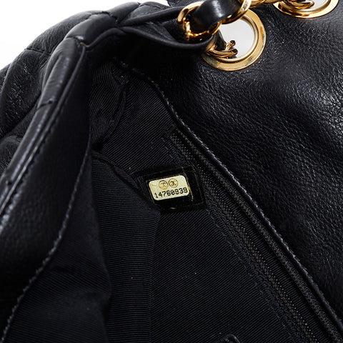 CHANEL 14th 2010-2011 链条马特拉斯单肩包 黑色 WS20477