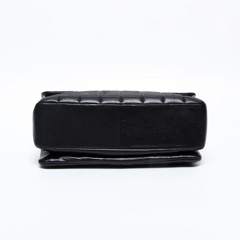 CHANEL No. 6 2000-2002 小羊皮巧克力棒 2.55 链条单肩包 黑色 WS20483