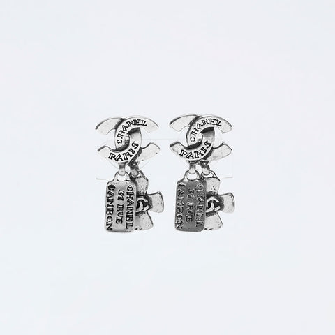CHANEL COCO Mark Cambon Cross 99A Pierce Silver WS20491