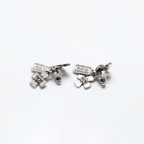CHANEL COCO Mark Cambon Cross 99A Pierce Silver WS20491