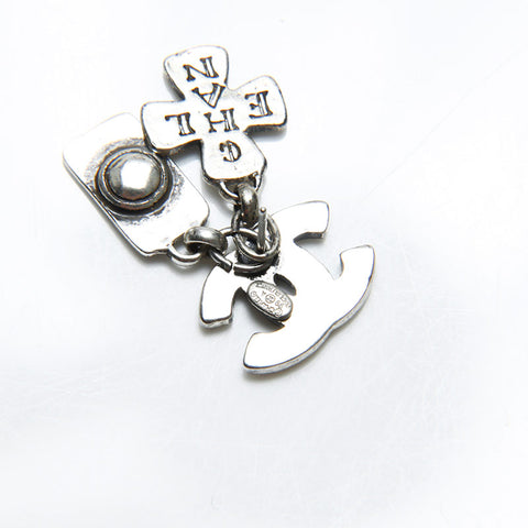 CHANEL COCO Mark Cambon Cross 99A Pierce Silver WS20491