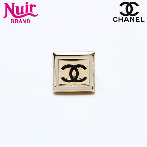 CHANEL COCO Mark Square B21B No. 12/52 Ring gold WS20492