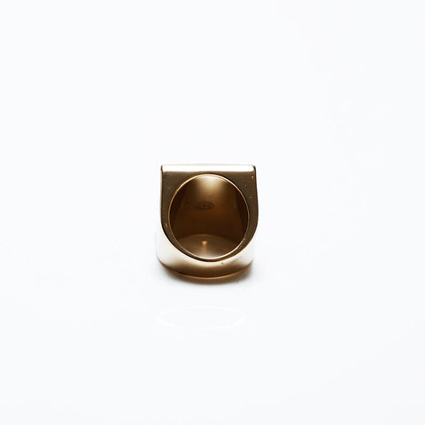 CHANEL COCO Mark Square B21B No. 12/52 Ring gold WS20492