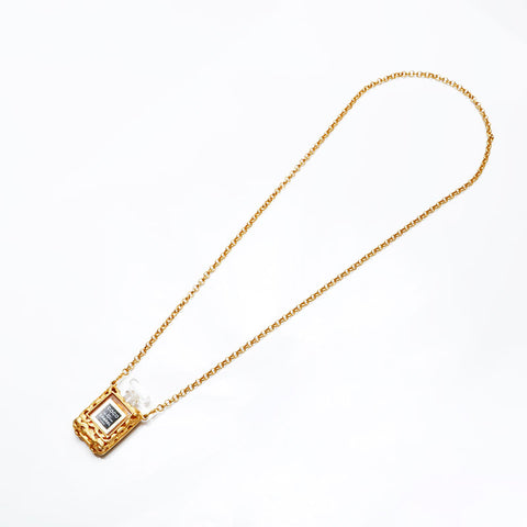 CHANEL Perfume Bottle Perfume Necklace gold WS20495