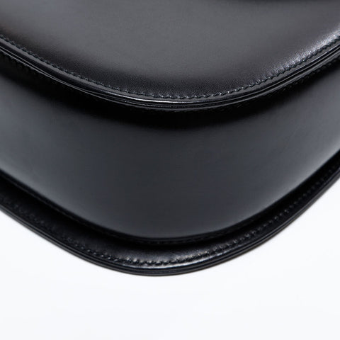 GUCCI Bamboo leather 2way Handbag black WS20511