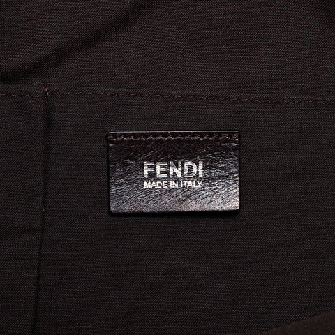 FENDI Zucca PVC Handbag gray WS20512